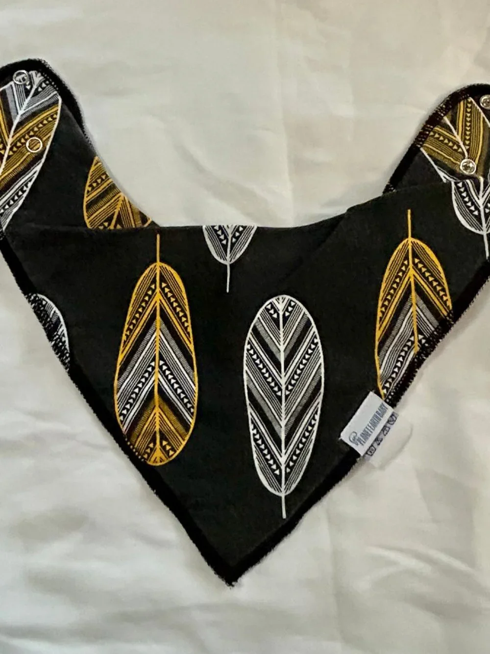 6 Pack Baby Bandana Bibs with Snaps - Like New and Good Condition